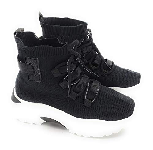 Zapatillas calcetín para Mujer. Deportivas Estilo Malla. Muy cómodas. No pesan. Color Negro. (Numeric_38)