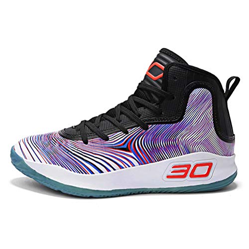 Zapatillas De Baloncesto Hombre Mujer Antideslizante De La Luz Amortiguación Transpirable Aire Libre Zapatillas De Deporte Zapatillas De Gimnasia Multicolor 43