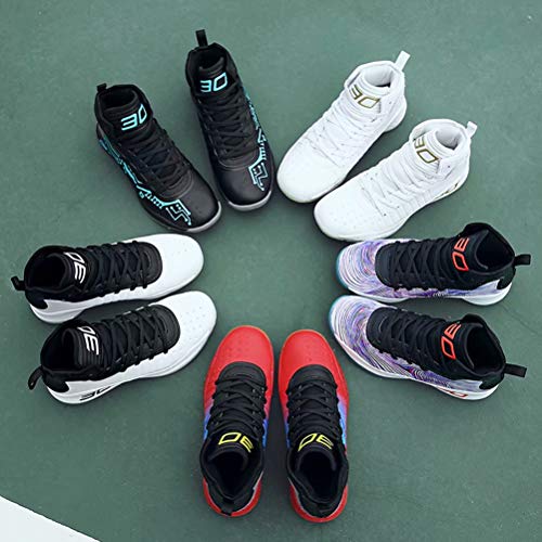 Zapatillas De Baloncesto Hombre Mujer Antideslizante De La Luz Amortiguación Transpirable Aire Libre Zapatillas De Deporte Zapatillas De Gimnasia Multicolor 43