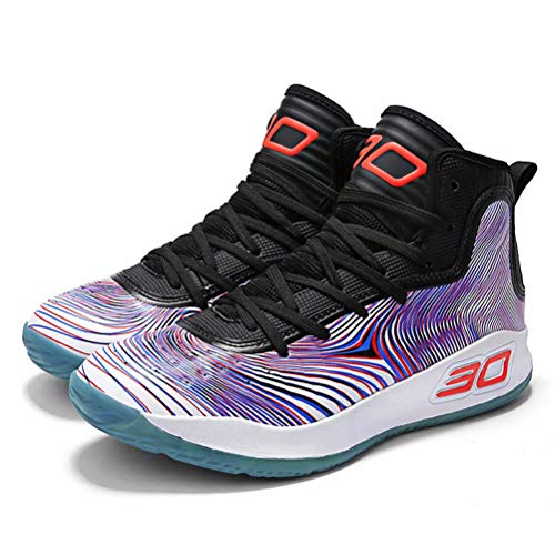 Zapatillas De Baloncesto Hombre Mujer Antideslizante De La Luz Amortiguación Transpirable Aire Libre Zapatillas De Deporte Zapatillas De Gimnasia Multicolor 43