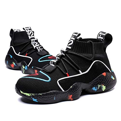 Zapatillas de Baloncesto para Hombre Zapatillas de Deporte al Aire Libre de Primavera Zapatillas de Gimnasia para Correr Zapatillas Deportivas