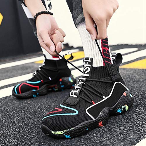 Zapatillas de Baloncesto para Hombre Zapatillas de Deporte al Aire Libre de Primavera Zapatillas de Gimnasia para Correr Zapatillas Deportivas