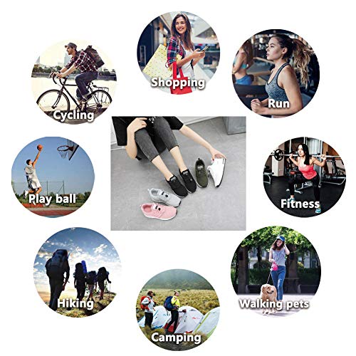 Zapatillas de Deporte Hombre Mujer Ligero Zapatos para Correr Respirable Running Bambas Calzado Deportivo Andar Crossfit Sneakers Gimnasio Casuales Fitness Outdoor Antideslizante White39