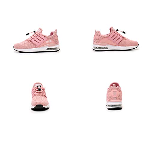 Zapatillas de Deporte Hombre Mujer Ligero Zapatos para Correr Respirable Running Bambas Calzado Deportivo Andar Crossfit Sneakers Gimnasio Casuales Fitness Outdoor Antideslizante Pink37
