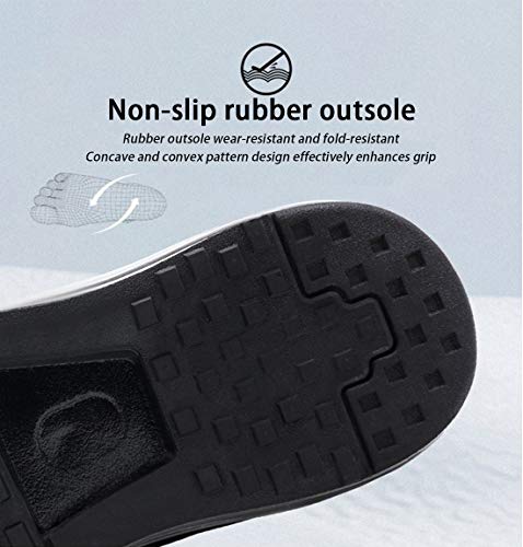 Zapatillas de Deporte Hombre Mujer Running Bambas Ligero Zapatos para Correr Respirable Calzado Deportivo Andar Crossfit Sneakers Gimnasio Moda Casuales Fitness Outdoor Blackwhite 41