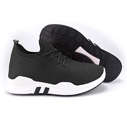 Zapatillas de Deporte Mujeres，BBestseller Mujer Calzado Deportivo Casual Respirable Zapatos de Espuma Liviano Fitness Deportivo Entrenadores para Mujere (37 EU, Negro)