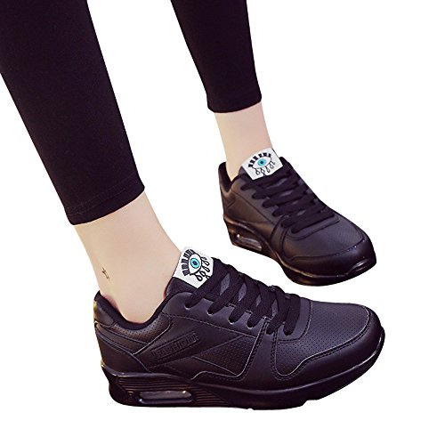 Zapatillas de Deporte Senderismo de Mujer y Chica,Sonnena Zapatillas de Atletismo Moda Zapatos Casuals Zapatos para Caminar al Aire Libre Flats Lace Up Ladies Shoes