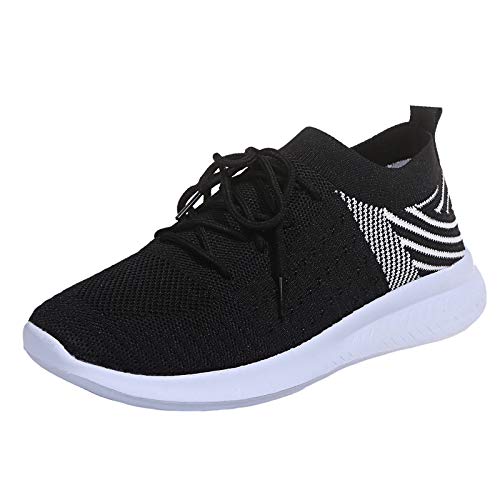 Zapatillas de Deportes con Cojines Hombre Mujer Zapatos Deportivos Aire Libre para Correr Calzado Sneakers Running 1228