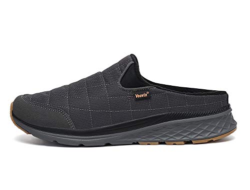 Zapatillas de Estar en Casa Mujer Hombre Invierno Zapatillas de Interior Cálidas Blanditas Antideslizante gris39