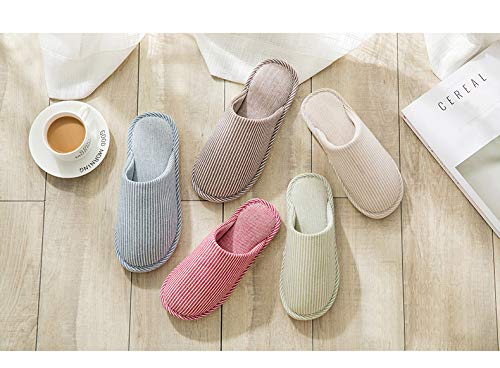 Zapatillas de Estar por casa para Mujer Invierno Pantuflas con Suela Antideslizante Cálidas y Cómodas Gr.34-45 (Azul, Numeric_36)