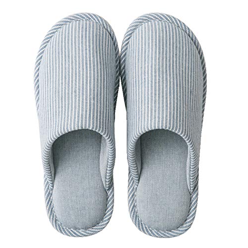 Zapatillas de Estar por casa para Mujer Invierno Pantuflas con Suela Antideslizante Cálidas y Cómodas Gr.34-45 (Azul, Numeric_36)