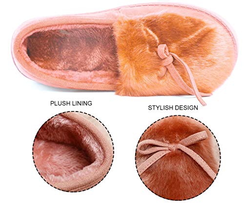 Zapatillas de Estar por casa para Mujer Slippers Comodos Pantuflas Zapatillas Invierno Peluche Algodón Mujer casa 2020 Zapatos Antideslizante