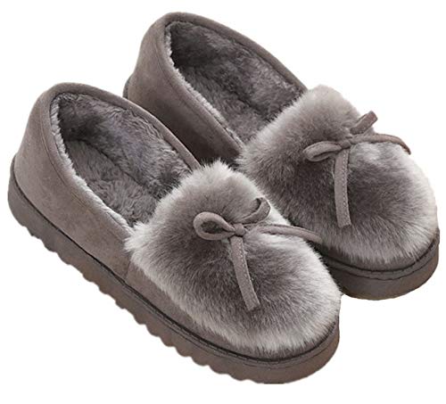 Zapatillas de Estar por casa para Mujer Slippers Comodos Pantuflas Zapatillas Invierno Peluche Algodón Mujer casa 2020 Zapatos Antideslizante