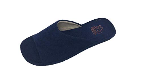 Zapatillas de Estar por casa/Hombre/Chico/Berevëre/Numeración 40 al 49/Puntera Abierta/Empeine Rizo/Suela Eva/Color Marino/Talla 48