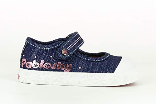 Zapatillas De Lona Niña Pablosky Azul 961321 26
