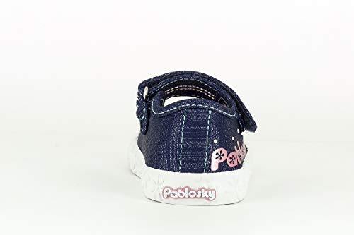 Zapatillas De Lona Niña Pablosky Azul 961321 26