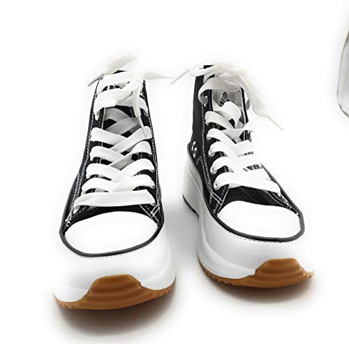 Zapatillas de Lona, Zapatillas con Plataforma Mujer, Zapatillas de Moda. (37 EU, Numeric_37)