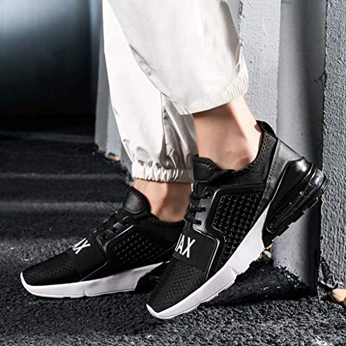 Zapatillas de Running para Hombre Aire Libre y Deporte Transpirables Moda Casual Comodo Zapatos Gimnasio Correr Ligero Sneakers Absorción de Choque Zapatos para Correr vpass