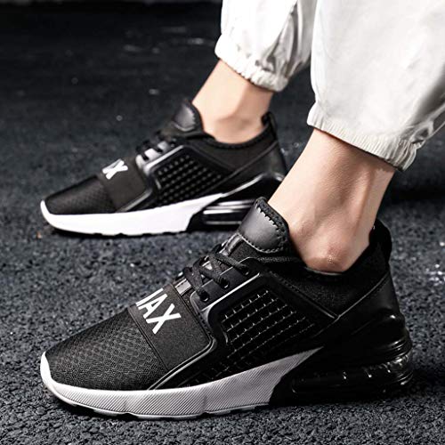 Zapatillas de Running para Hombre Aire Libre y Deporte Transpirables Moda Casual Comodo Zapatos Gimnasio Correr Ligero Sneakers Absorción de Choque Zapatos para Correr vpass