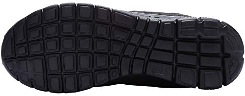 Zapatillas de Seguridad Hombre,Trabajo con Puntera de Acero Transpirable Reflectante Botas de Seguridad(Negro,42.5)