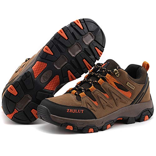 Zapatillas de Trekking para Hombres Zapatillas de Senderismo Botas de Montaña Antideslizantes Calzado de Trekking Botas de Senderismo AL Aire Libre Transpirable Sneakers EU35-47