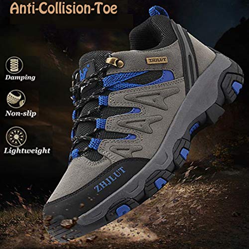 Zapatillas de Trekking para Hombres Zapatillas de Senderismo Botas de Montaña Antideslizantes Calzado de Trekking Botas de Senderismo AL Aire Libre Transpirable Sneakers EU35-47