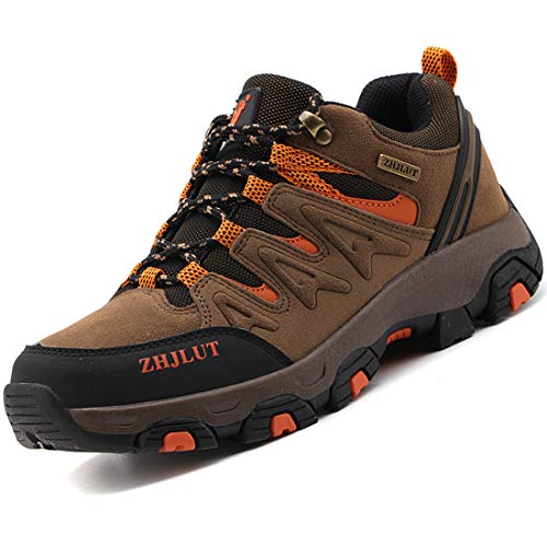 Zapatillas de Trekking para Hombres Zapatillas de Senderismo Botas de Montaña Antideslizantes Calzado de Trekking Botas de Senderismo AL Aire Libre Transpirable Sneakers EU35-47