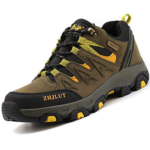 Zapatillas de Trekking para Hombres Zapatillas de Senderismo Botas de Montaña Antideslizantes Calzado de Trekking Botas de Senderismo AL Aire Libre Transpirable Sneakers EU35-47