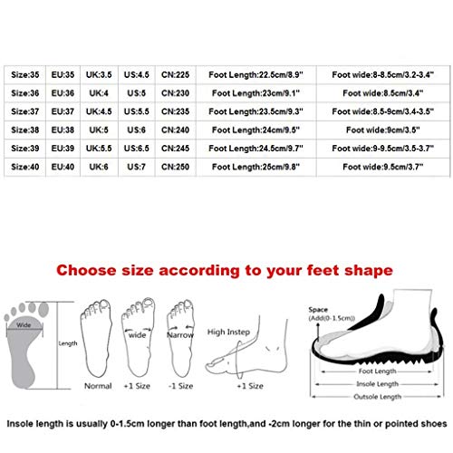 Zapatillas Deportivas De Mujer Plataforma Sport Interior Malla Zapatos Ligeras CóModas Respirable Sneakers Running Casual 2019 con Cordones Baratas Deportivo Calzado Baohooya (37, Gris)