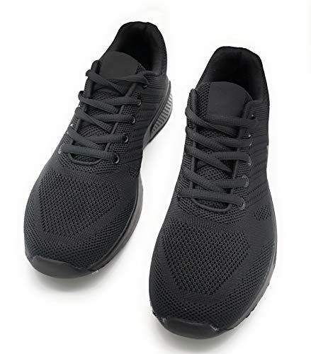 Zapatillas Deportivas Lisas Mujer Hombre Ligeras Transpirables de Malla Unisex para Correr, Caminar