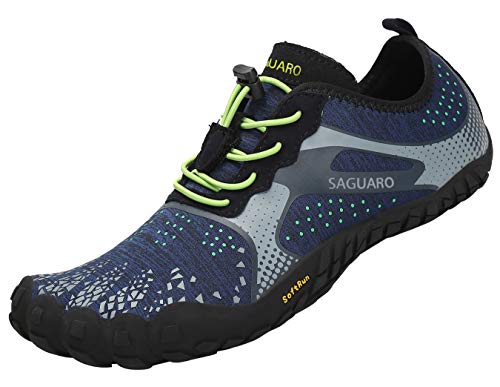 Zapatillas Deportivas Minimalistas Hombre Transpirable Zapatos de Agua para Nadar Yoga Surf Beach Azul 40