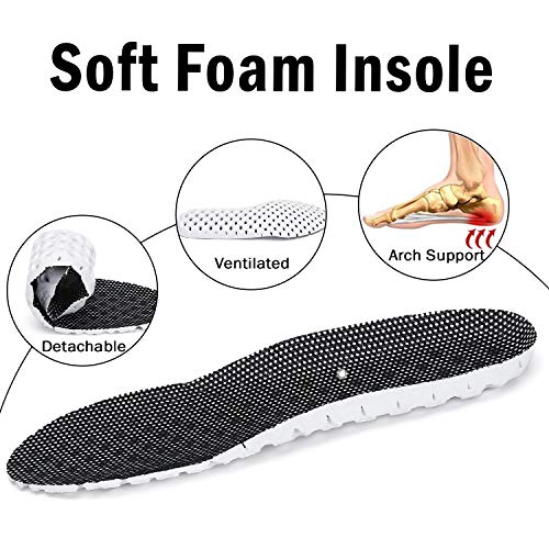 Zapatillas Deportivas Mujer Zapatos de Correr Running Ligero Calzado Casual Aumentar Más Altos Sneakers Rojo, Gr.36 EU