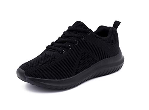 Zapatillas Deportivas para Mujer, Transpirables, para Correr (Negro, Numeric_40)