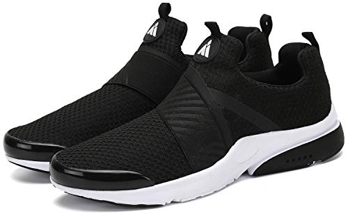 Zapatillas Gimnasio Hombre Zapatos Running Deporte Liviano Deportivas para Correr Trail Negro 43 EU