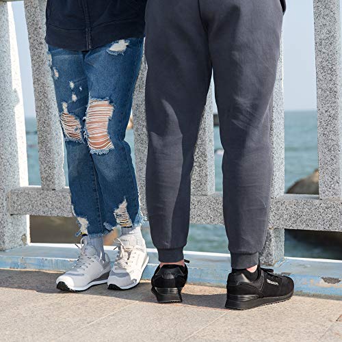 Zapatillas Hombre Mujer Casual Sneaker Gimnasio Cómodos Clásico Zapatos Deportivas Running Beige 1 Talla 44