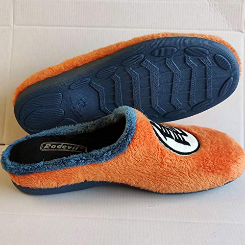 Zapatillas Kanji Kame inspiradas en Dragon Ball cómodas casa Goku (Numeric_40)