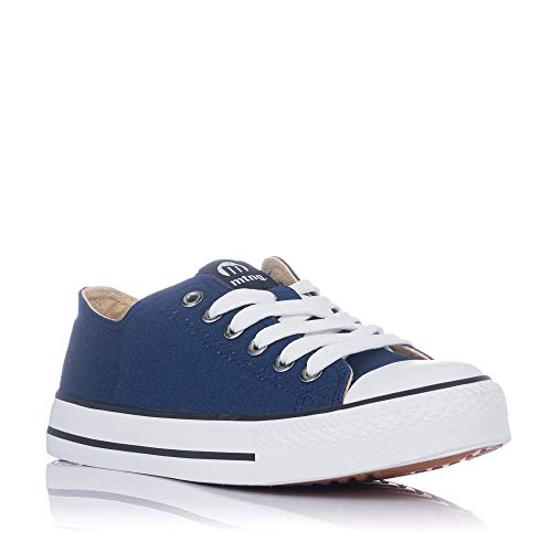 Zapatillas Lona Mustang Azul 13991