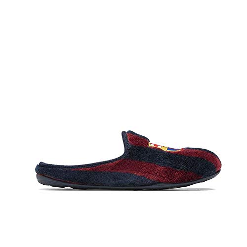 Zapatillas Oficiales FC Barcelona Clásicas Zapatillas de Estar por casa Hombre Invierno Otoño - 40.5 EU