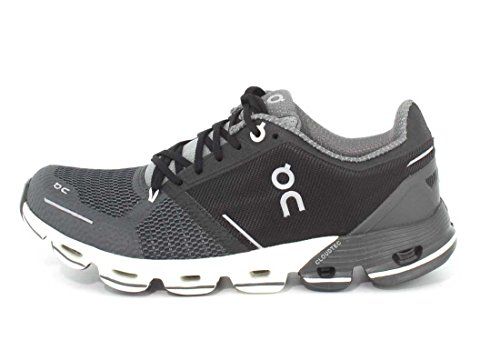 Zapatillas On Cloud Flyer Black White 38 5 Negro