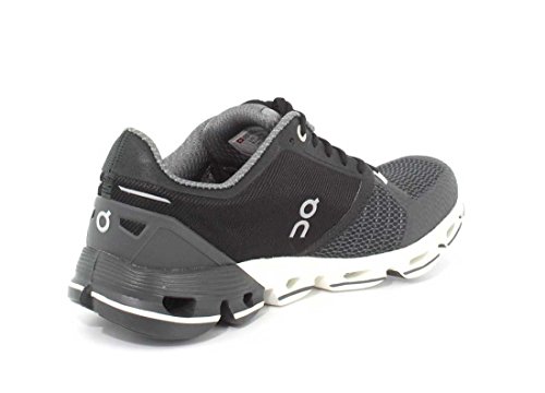 Zapatillas On Cloud Flyer Black White 38 5 Negro