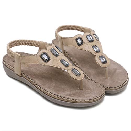 Zapatillas Planas Para Mujer Verano Tacón Bajo Peep-Toe Slingback Calzado Casual Vacaciones Playa Damas Banda Elástica Chanclas