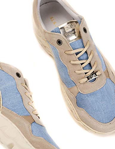 Zapatillas Salsa Milwaukee Denim 40 Beige