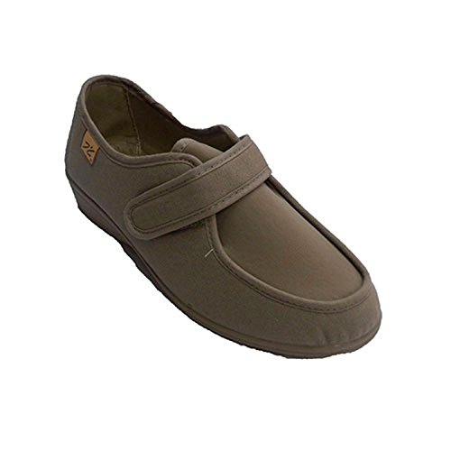 Zapatillas Velcro Muy Anchas pies Muy delicados Doctor Cutillas en Tostado Talla 37