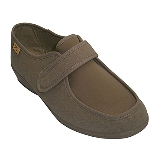 Zapatillas Velcro Muy Anchas pies Muy delicados Doctor Cutillas en Tostado Talla 37