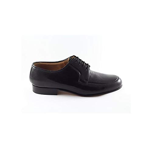 Zapato Ceremonia Ancho Especial Piel Negro - Benavente