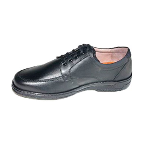 Zapato Cordones Hombre Especial para diabéticos Extra cómodo Primocx en Negro Talla 43