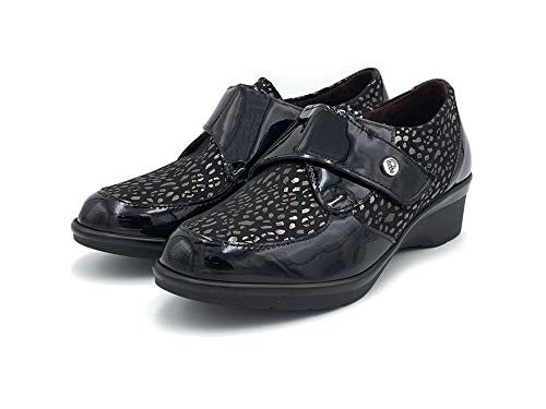 Zapato CUÑA - Mujer - Negro - pitillos - 6311-37
