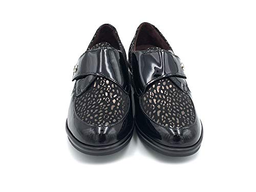 Zapato CUÑA - Mujer - Negro - pitillos - 6311-37
