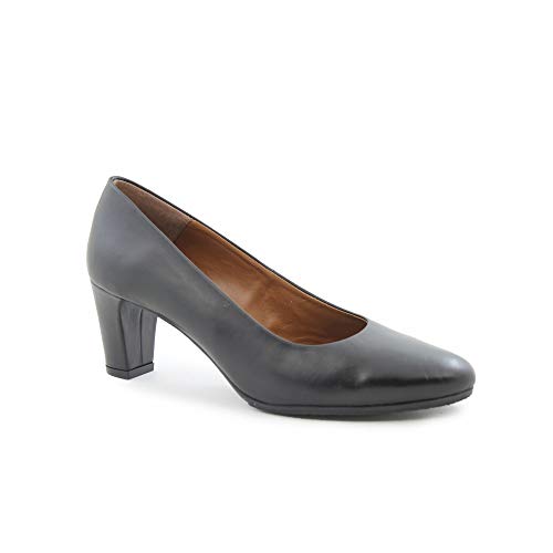 Zapato de salón Piel Planta de Gel Negro - Benavente