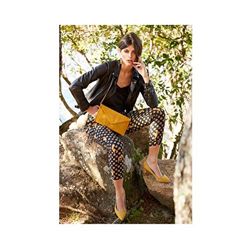 Zapato de salón Suede Mostaza